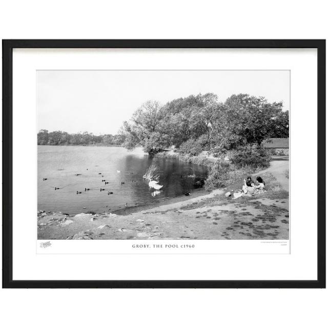 'Groby, the Pool C1960' - Picture Frame Photograph Print on Paper The Francis Frith Collection Size: 31.5cm H x 38.8cm W x 2.3cm D on Productcaster.