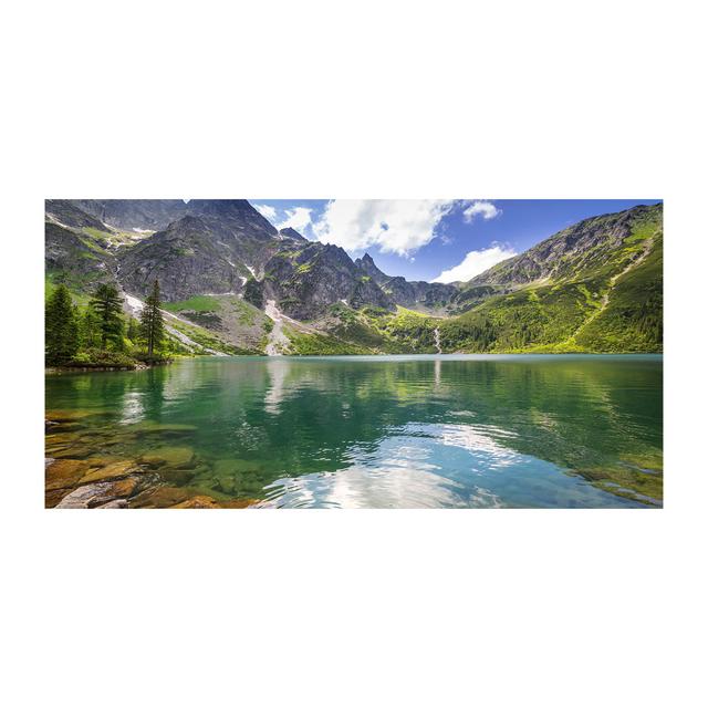 Sea Eye of the Tatra Mountains - Unframed Art Prints on Canvas Union Rustic on Productcaster.