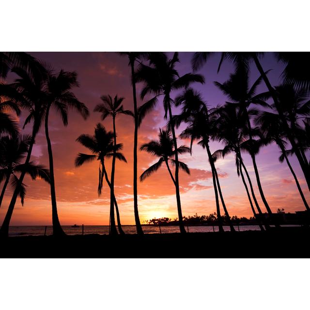 Kailua-Kona Sunset - Wrapped Canvas Photograph Pergo Classics Size: 30cm H x 46cm W on Productcaster.