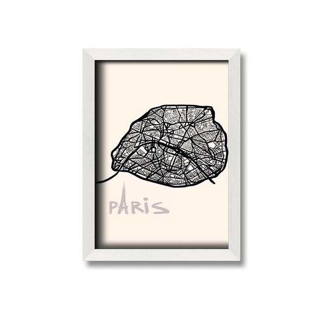 Emrys Map of the City 9 - Single Picture Frame Art Prints ClassicLiving Size: 29.7cm H x 21cm W x 10cm D on Productcaster.