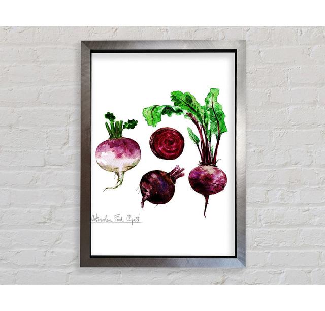 Beetroot - Single Picture Frame Art Prints Bright Star Size: 84.1cm H x 59.7cm W x 3.4cm D on Productcaster.