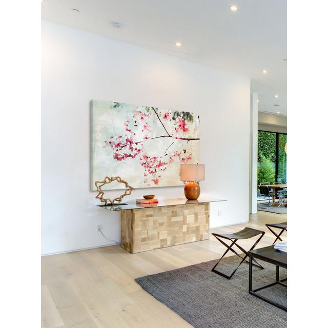 Pink Spring III by Irena Orlov - Wrapped Canvas Graphic Art Print East Urban Home Size: 102 cm H x 152 cm W on Productcaster.