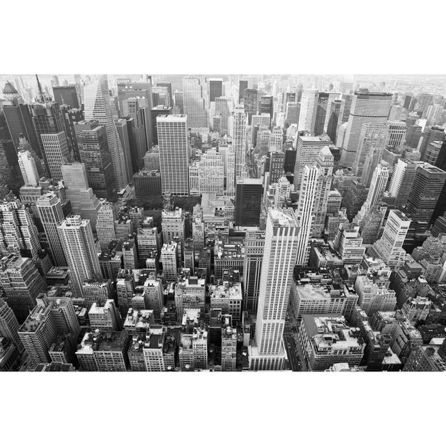 New York Cityscape by Mamahoohooba - Wrapped Canvas Print 17 Stories Size: 51cm H x 76cm W on Productcaster.