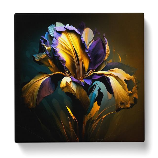 Iris Flower Abstract Expressionism Marlow Home Co. on Productcaster.