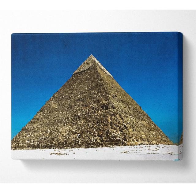 The Pyramids At Giza Egyptian - Wrapped Canvas Art Prints Latitude Run Size: 66cm H x 106.6cm W x 10cm D on Productcaster.