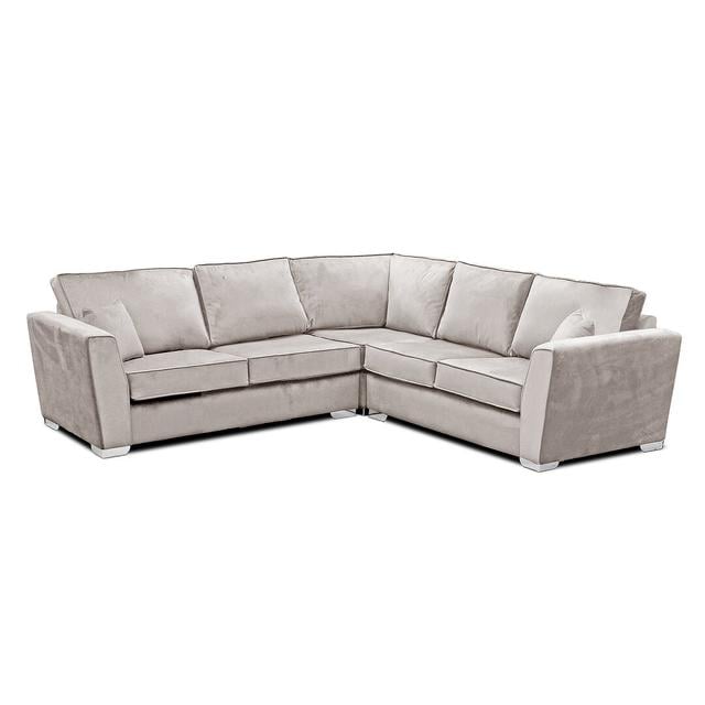 Quade Reversible Modular Corner Sofa Fairmont Park Upholstery Colour: Mink on Productcaster.