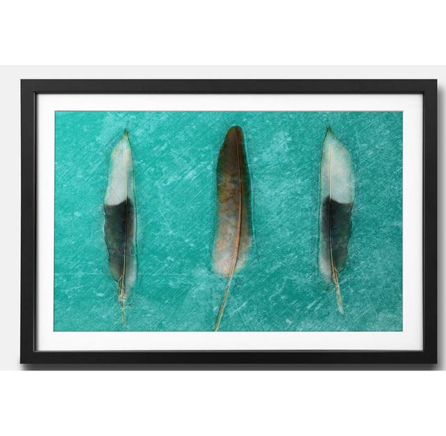 'Dancers in Wind' - Picture Frame Graphic Art Print on Paper Latitude Vive Size: 44cm H x 64cm W x 2.2cm D on Productcaster.