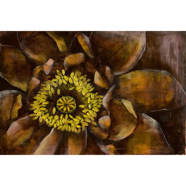 Floral Illusion I by Jennifer Goldberger - Wrapped Canvas Art Prints Rosalind Wheeler Size: 51cm H x 76cm W on Productcaster.