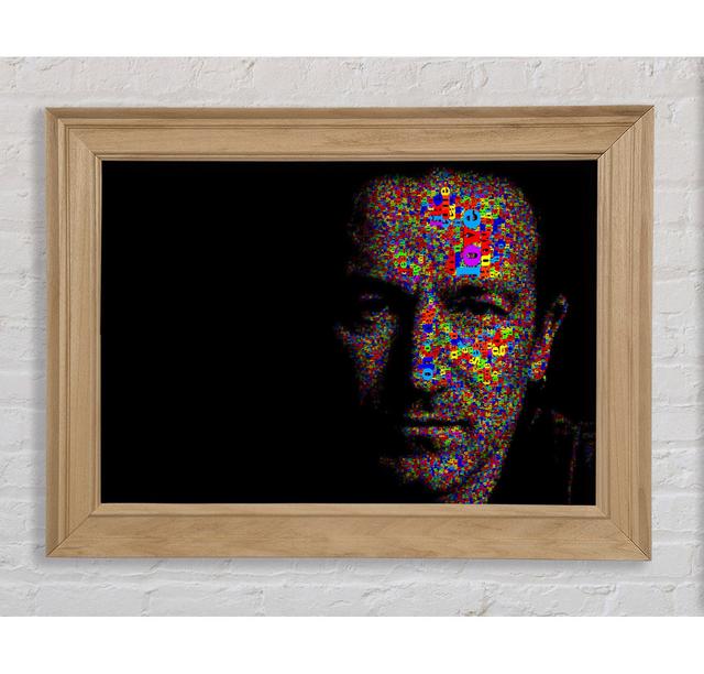 Bono In Colour - Single Picture Frame Art Prints Bright Star Size: 29.7cm H x 42cm W x 8cm D on Productcaster.