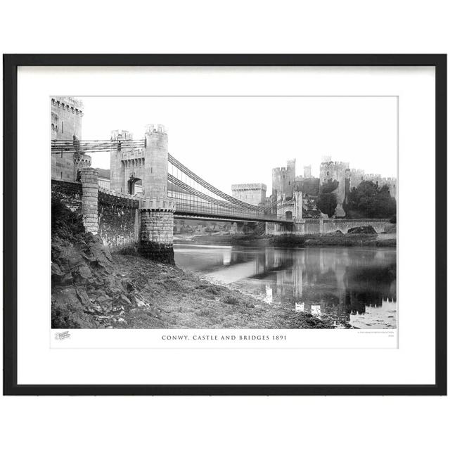 Conwy, Castle And Bridges 1891 - Single Picture Frame Print The Francis Frith Collection Size: 45cm H x 60cm W x 2.3cm D on Productcaster.