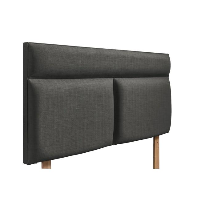 Broomhedge Upholstered Headboard ClassicLiving Colour: Granite, Size: Kingsize (5') on Productcaster.