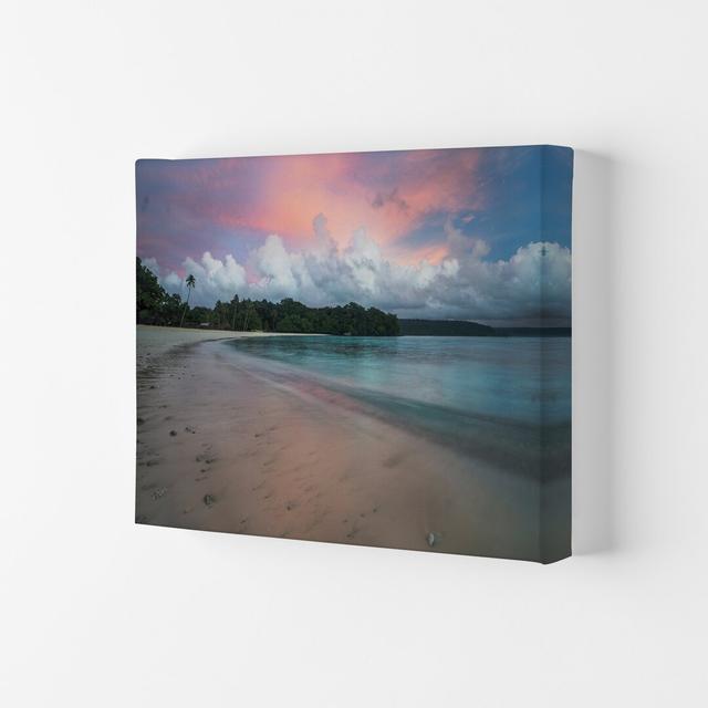 Champagne Sunrise Art Print by Karsten Wrobel - Photograph Print on Canvas House of Hampton Size: 21cm H x 29.7cm W x 4cm D, Format: Wrapped Canvas on Productcaster.