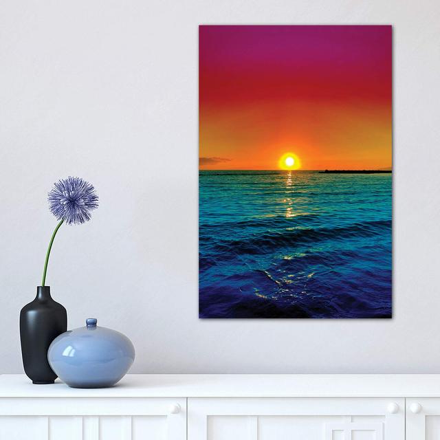 Sunset Racer by Nathan Head - Wrapped Canvas Photograph Print Latitude Run Size: 45.72cm H x 30.48cm W x 1.91cm D on Productcaster.