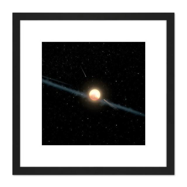 Space NASA Dust Ring Tabby's Star Illustration - Picture Frame Painting Metro Lane on Productcaster.