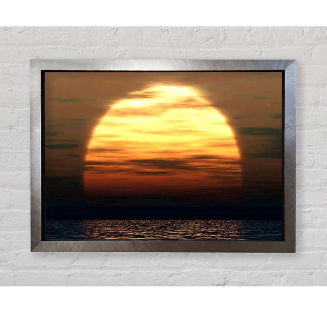 Huge Ocean Sun God - Print Bright Star Size: 42cm H x 59.7cm W on Productcaster.