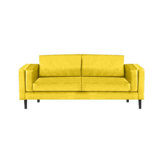 Zweiersofa Deavian Ebern Designs Farbe der Polsterung: Zitronengelb on Productcaster.