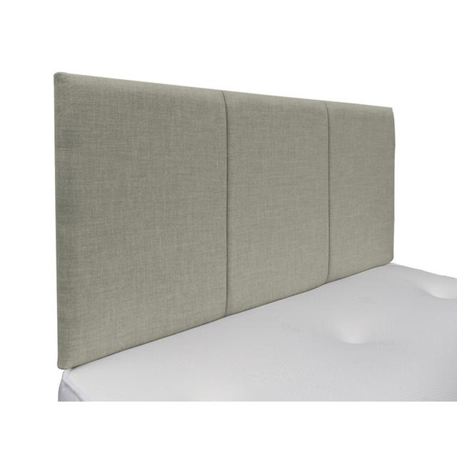 Liang Upholstered Headboard 17 Stories Size: Super King (6'), Colour: Silver, Upholstery: Plush Velvet on Productcaster.