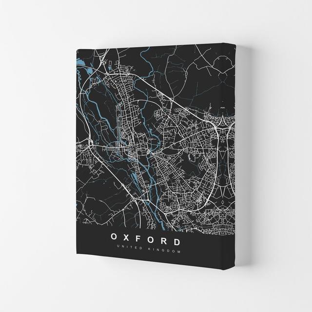 Oxford IV - Graphic Art Print Borough Wharf Format: Wrapped Canvas, Size: 59.4cm H x 42cm W x 4cm D on Productcaster.