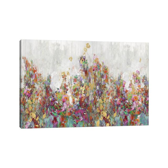 Blooming by Nikki Robbins - Painting Print on Canvas Ebern Designs Format: Wrapped Canvas, Size: 66.04cm H x 101.6cm W x 3.81cm D on Productcaster.