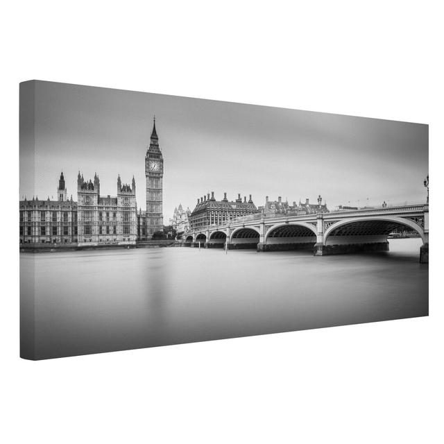 Leinwandbild Westminster Bridge und Big Ben Ebern Designs on Productcaster.