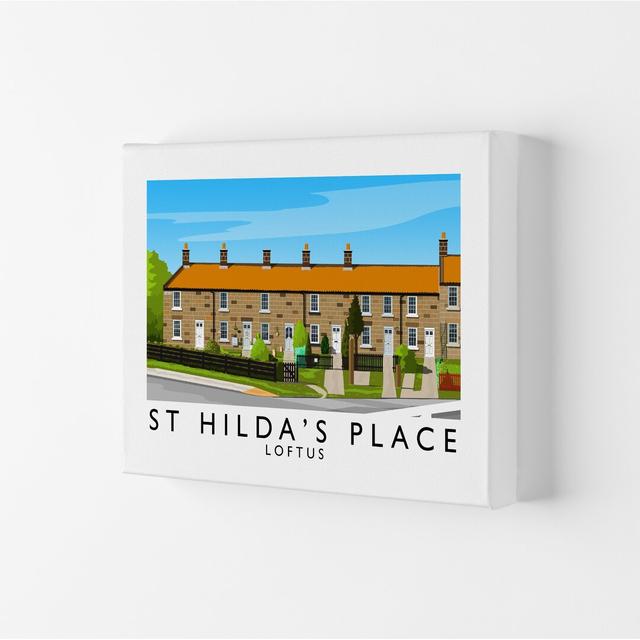 St Hilda's Place by Richard O'Neill - Graphic Art Print on Canvas Corrigan Studio Format: Wrapped Canvas, Size: 30cm H x 40cm W x 4cm D on Productcaster.