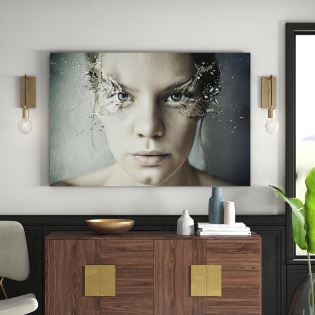 Emotional Woman - Wrapped Canvas Graphic Art Print East Urban Home Size: 120cm L x 80cm W on Productcaster.