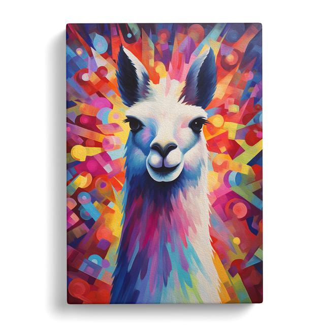 Llama Abstract No.2 - Print Latitude Vive Size: 60cm H x 40cm W x 3cm D on Productcaster.