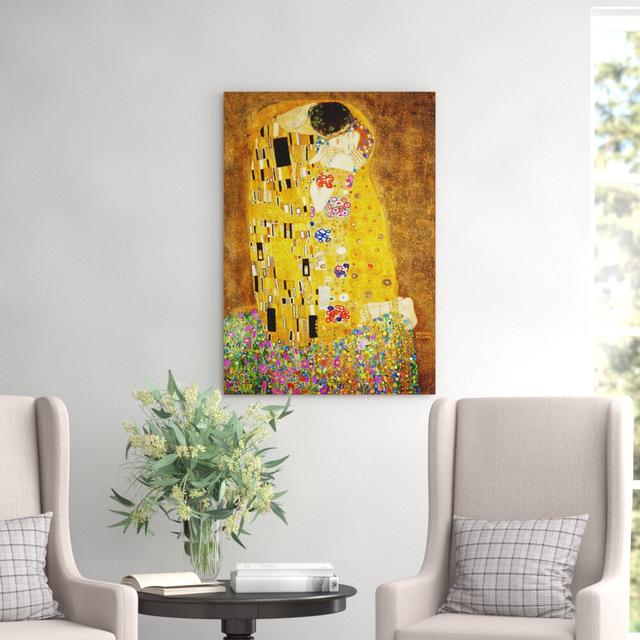 Gustav Klimt - Wrapped Canvas Painting Three Posts Size: 100cm H x 70cm W on Productcaster.