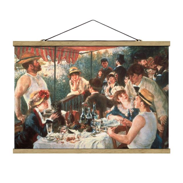 The Oarsmen's Breakfast by Auguste Renoir - Painting Print Rosalind Wheeler Size: 53.5cm H x 80cm W x 0.3cm D on Productcaster.