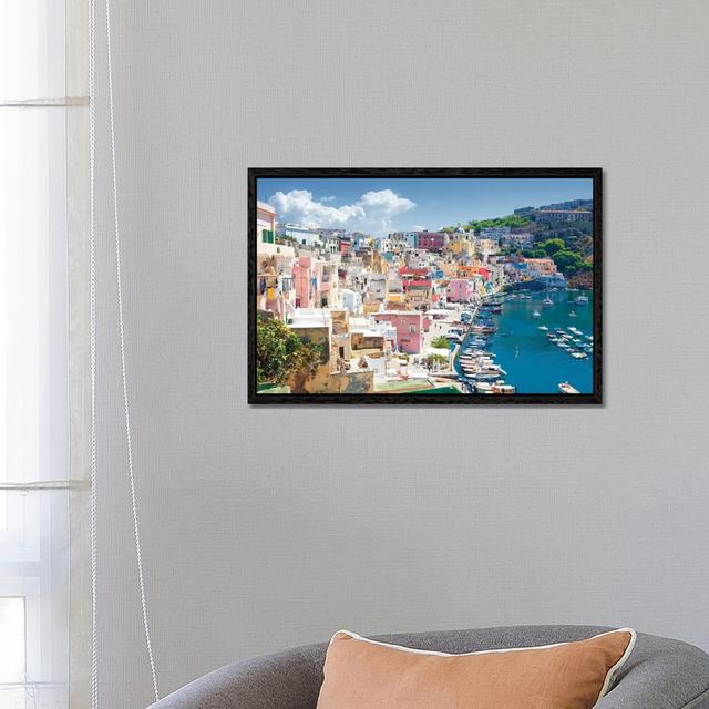 Leinwandbild Marina Corricella III, Insel Procida, Golf von Neapel, Region Kampanien, Italien East Urban Home Größe: 45,72 cm H x 66,04 cm B x 3,8 cm on Productcaster.