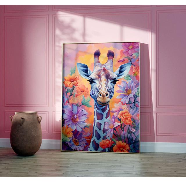 Tropical Animal Giraffe - No Frame Art Prints 17 Stories Size: 29cm H x 21cm W on Productcaster.