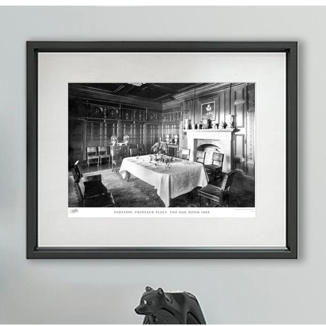 'Padstow, Prideaux Place, the Oak Room 1888' - Picture Frame Photograph Print on Paper The Francis Frith Collection Size: 40cm H x 50cm W x 2.3cm D on Productcaster.