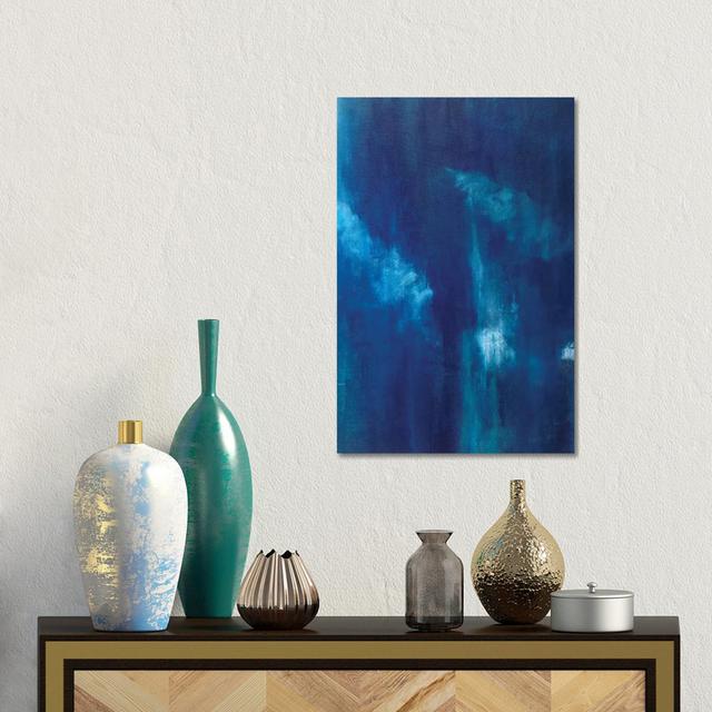 Azul Profundo Triptych III by Suzanne Wilkins - Gallery-Wrapped Canvas Giclée Ivy Bronx Size: 45.72cm H x 30.48cm W x 1.905cm D, Format: Canvas on Productcaster.