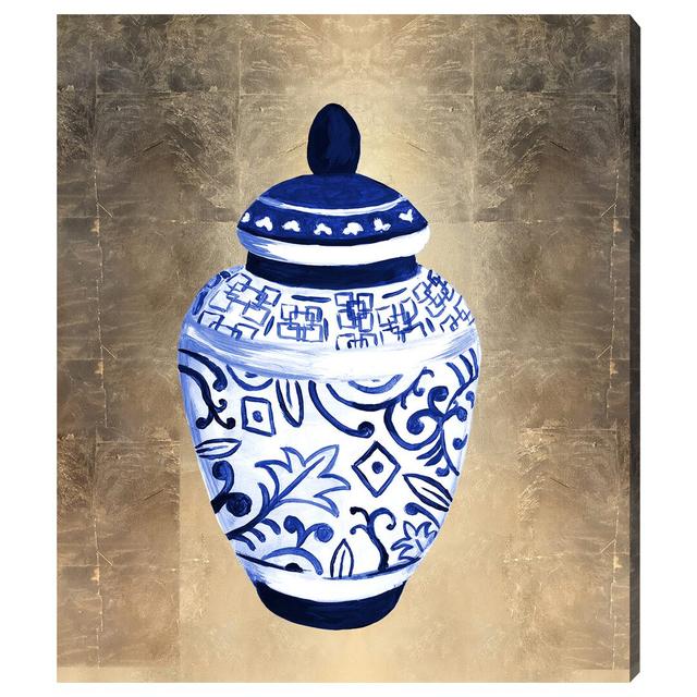 Chinese Porcelain by Julianne Taylor - Wrapped Canvas Art Prints East Urban Home Size: 107cm H x 91cm W x 4cm D on Productcaster.