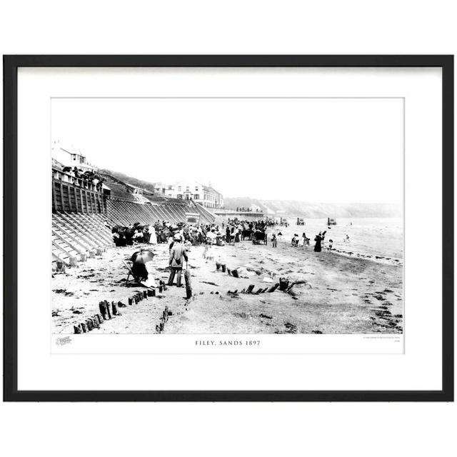 Filey, Sands 1897 - Single Picture Frame Print The Francis Frith Collection Size: 40cm H x 50cm W x 2.3cm D on Productcaster.