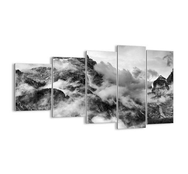 5 Piece Unframed Photograph Print Set on Glass Ebern Designs Size: 60cm H x 100cm W x 1.8cm D on Productcaster.