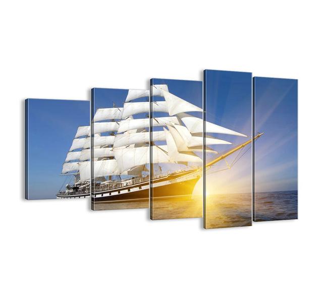 Their Time Will Never Pass - 5 Piece Unframed Photograph Print Set on Canvas Breakwater Bay Size: 100cm H x 150cm W x 1.8cm D on Productcaster.