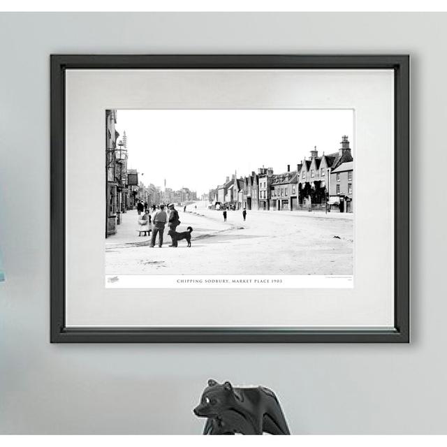 'Chipping Sodbury, Market Place 1903' - Picture Frame Photograph Print on Paper The Francis Frith Collection Size: 40cm H X 50cm W x 2cm D on Productcaster.