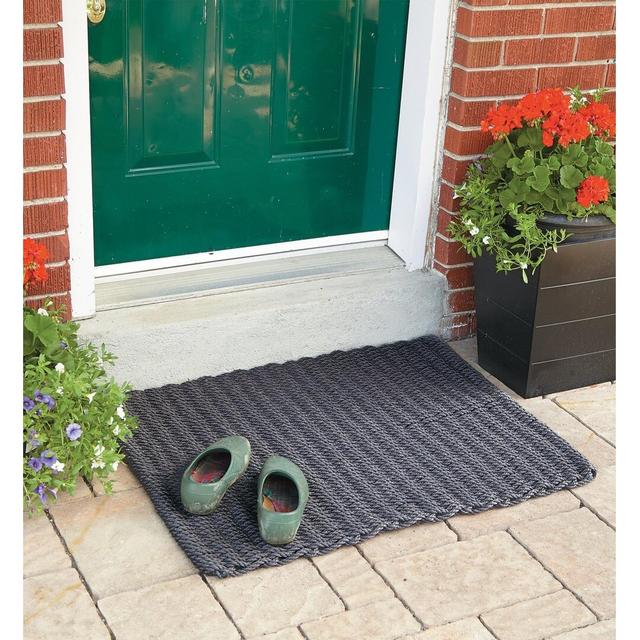 Breeahna Doormat Ebern Designs Colour: Slate on Productcaster.