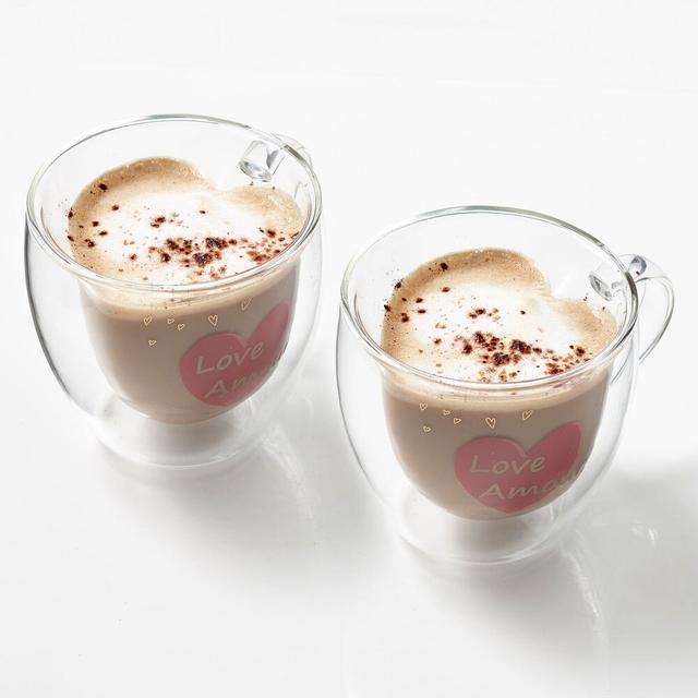 Saniyah Double Coffee Cup (Set of 2) Happy Larry on Productcaster.