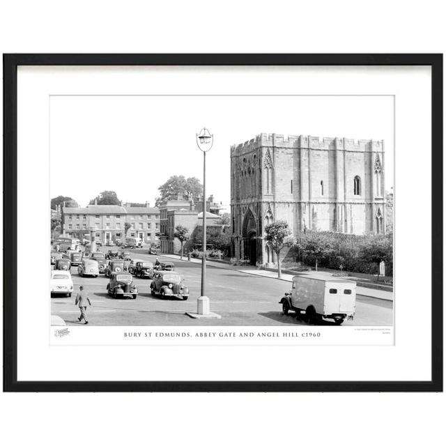 'Bury St Edmunds, Abbey Gate and Angel Hill C1960' - Picture Frame Photograph Print on Paper The Francis Frith Collection Size: 60cm H x 80cm W x 2.3c on Productcaster.