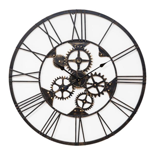 Bole Metal Wall Clock Borough Wharf on Productcaster.