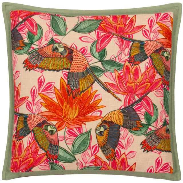 Sandown Tropical Polyester Filled Cushion House of Hampton on Productcaster.