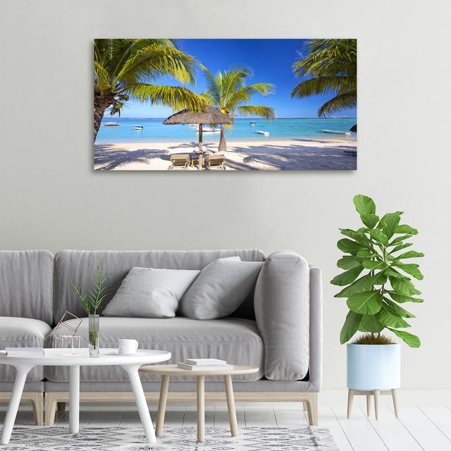 Leinwanddruck - Wandkunst - Drucke auf Leinwand - 100X50 Bildmotiv: Mauritius Strand House of Hampton on Productcaster.