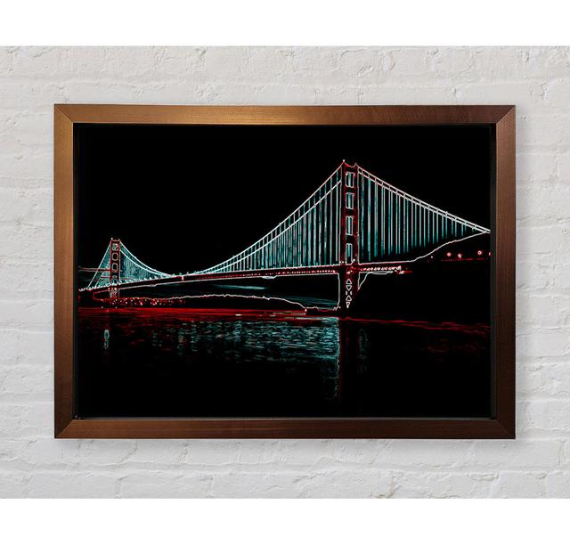 Hells Gate Bridge - Single Picture Frame Art Prints Rosalind Wheeler Size: 59.7cm H x 84.1cm W x 3.4cm D on Productcaster.