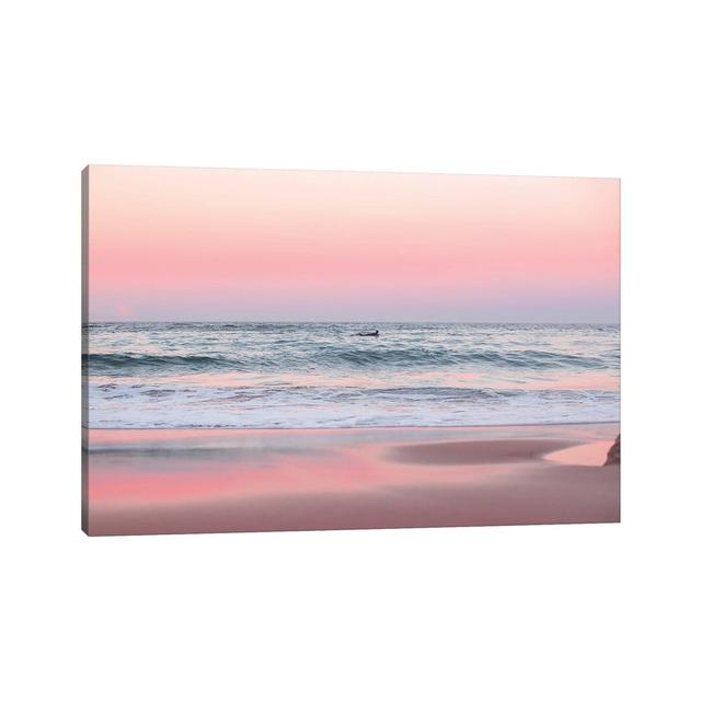 Strawberry Cream Highland Dunes Size: 20.32cm H x 30.48cm W x 1.9cm D, Format: Wrapped Canvas on Productcaster.