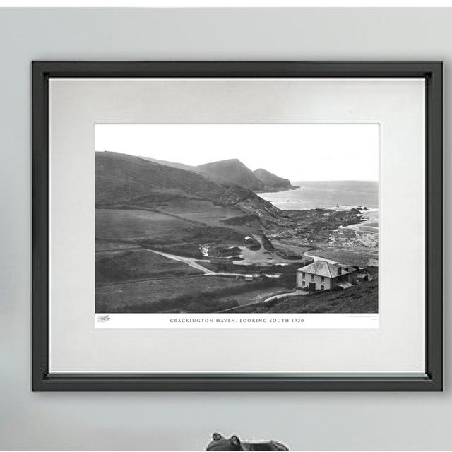 'Crackington Haven, Looking South 1920' - Picture Frame Photograph Print on Paper The Francis Frith Collection Size: 40cm H x 50cm W x 2.3cm D on Productcaster.