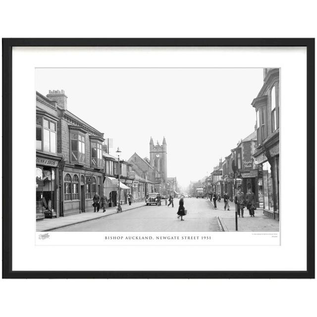 Bishop Auckland, Newgate Street 1951 by Francis Frith - Single Picture Frame Print The Francis Frith Collection Size: 60cm H x 80cm W x 2.3cm D on Productcaster.