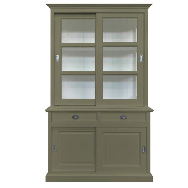 Geschirrschrank Babetta Rosalind Wheeler Farbe: Olivgrau on Productcaster.