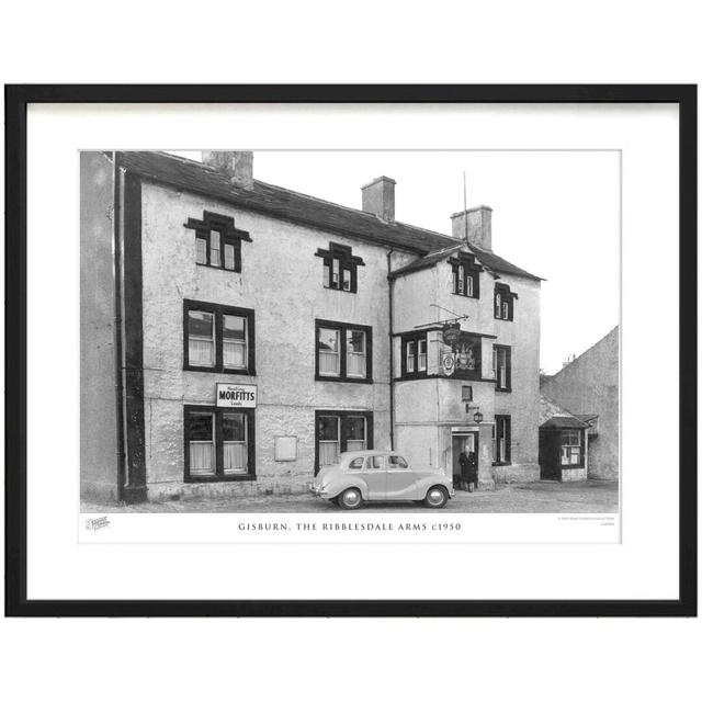 'Gisburn, the Ribblesdale Arms C1950' - Picture Frame Photograph Print on Paper The Francis Frith Collection Size: 60cm H x 80cm W x 2.3cm D on Productcaster.